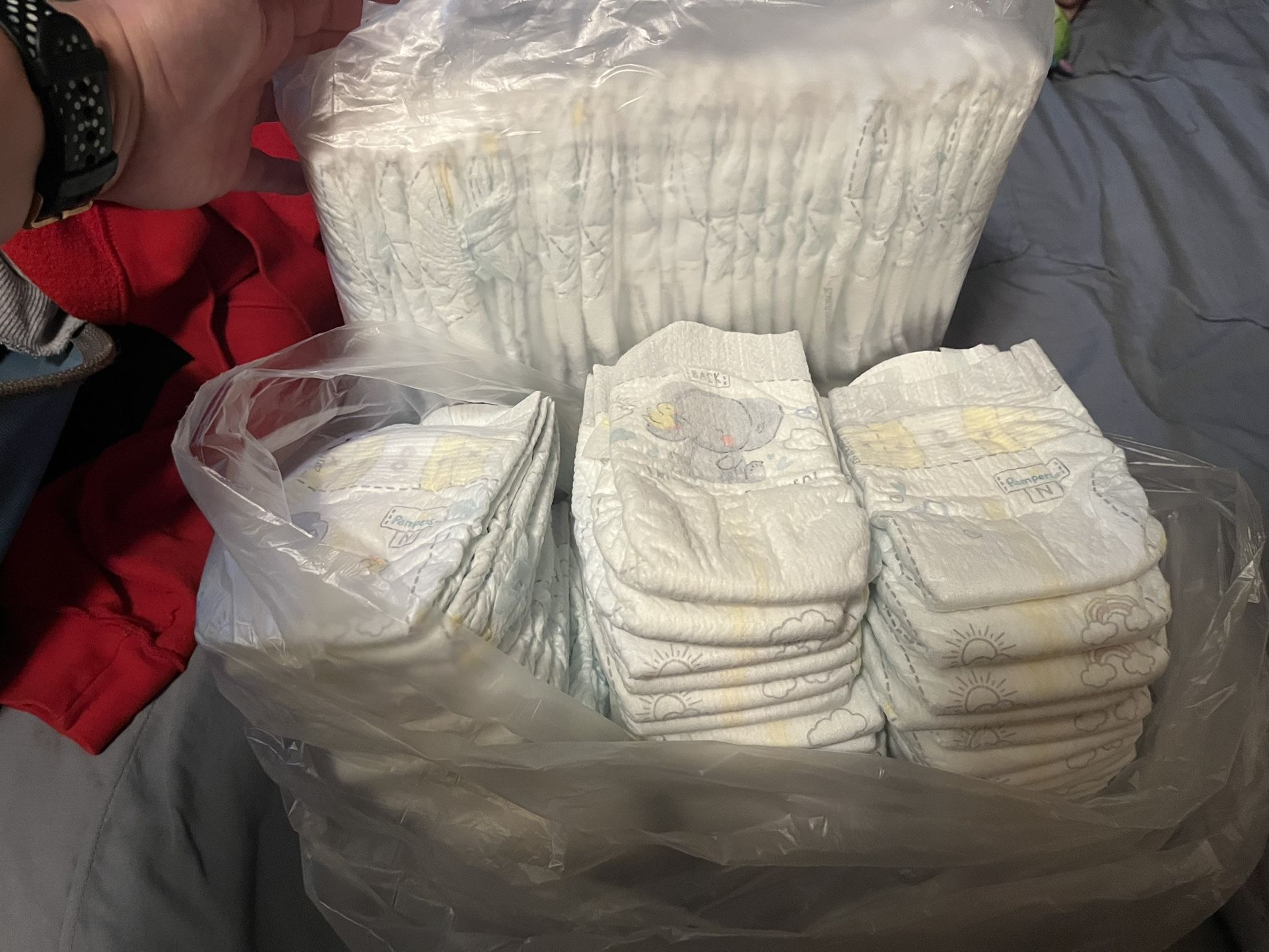 DIAPERS: Pampers/ Chick Peas / Bookies