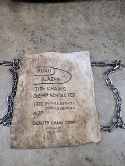 Tire chains.