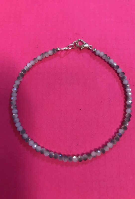 Crystal anklet