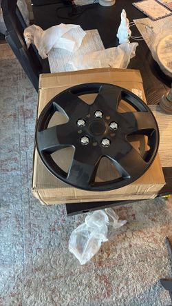 Black Wheel Covers Size 15