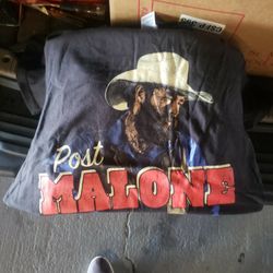 Post Malone Tshirt New Medium Black