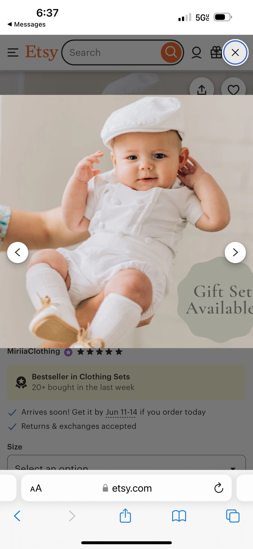 ✨ Baby Boy Baptism/Christening Outfit – Gently Used ✨ 💲Price: $85