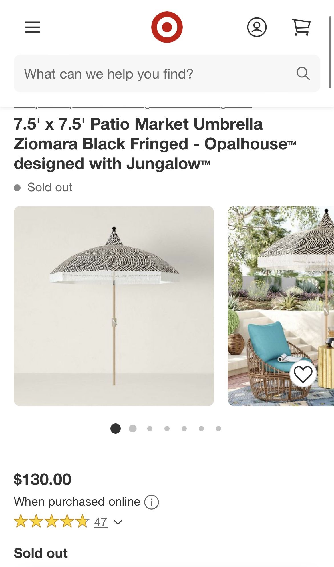 *NEW Target Umbrella for Sale in Loomis, CA OfferUp