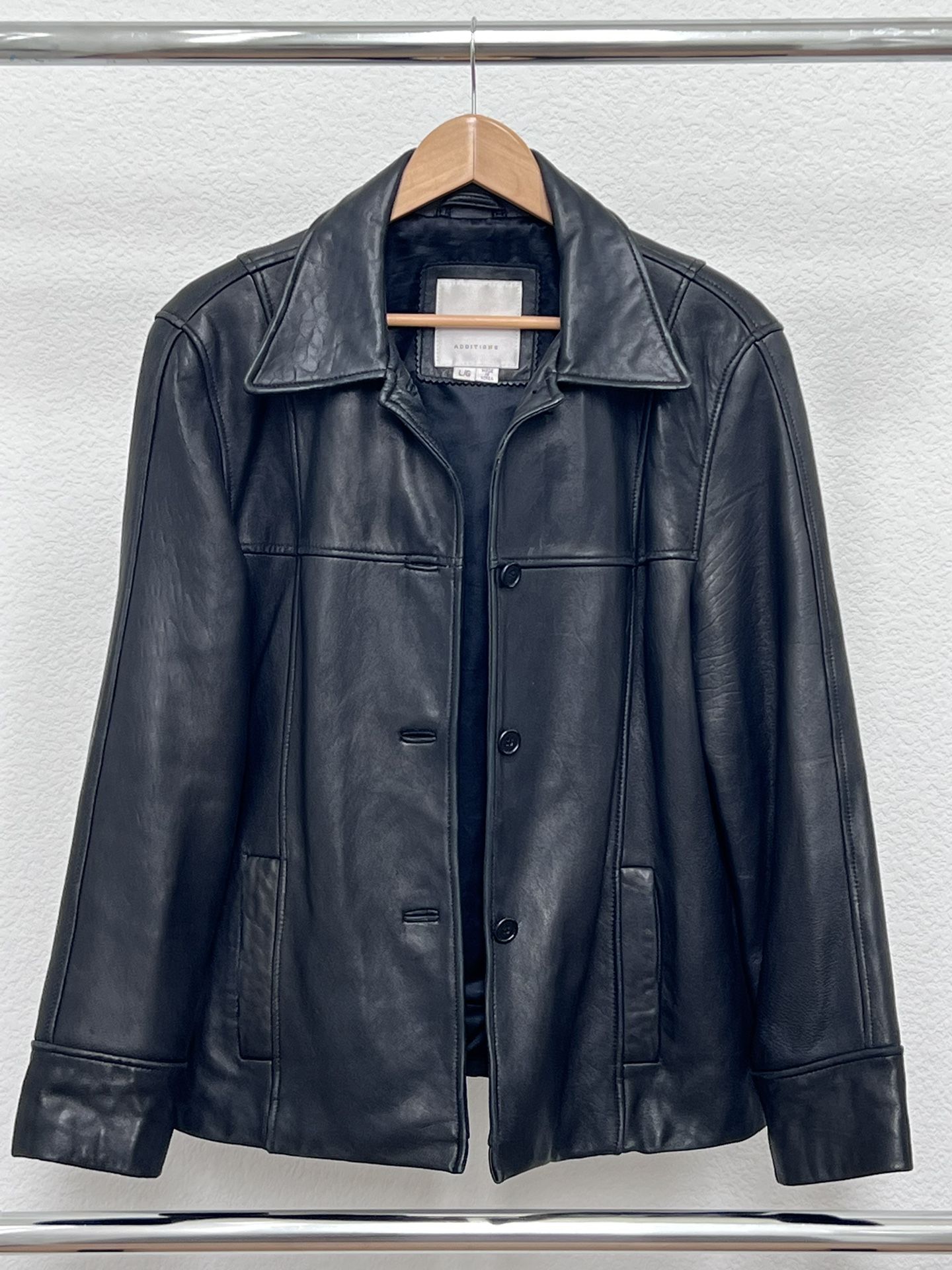 💥Leather Jacket Andrew Marc Additions Large