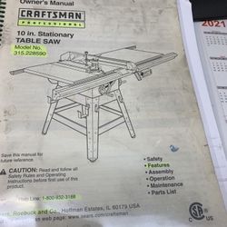 Table Top Contractor Saw 