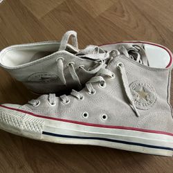 Converse - Beige High Tops Platform 
