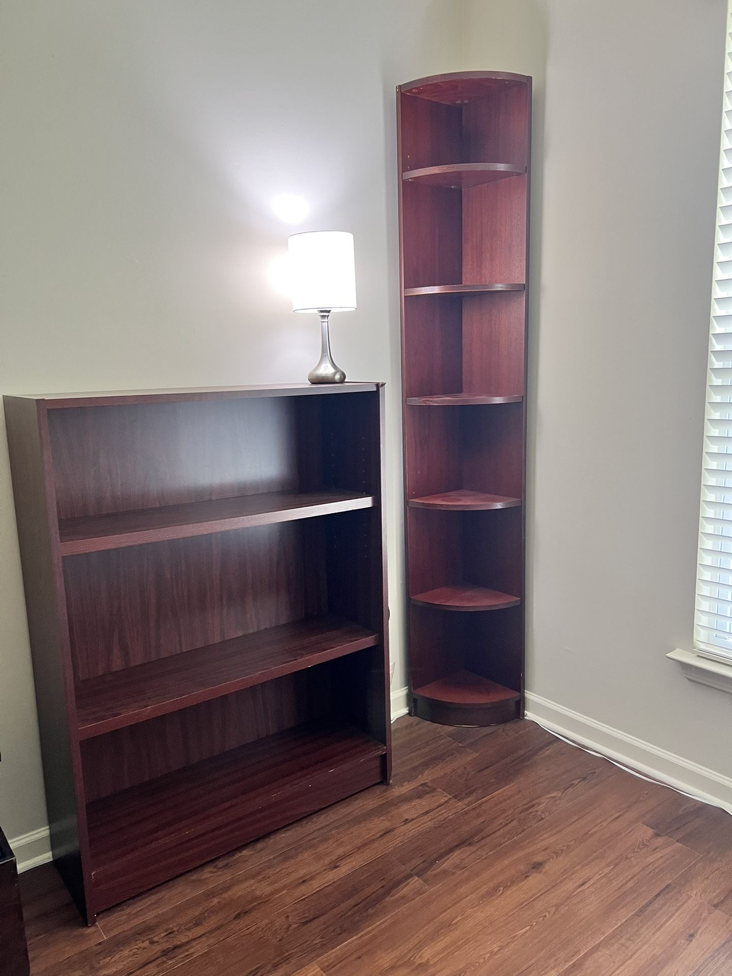 Bookshelf & Tall Corner Shelf
