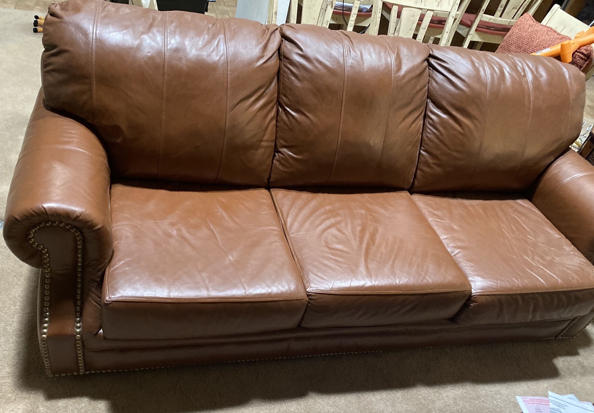 100% Leather Couch