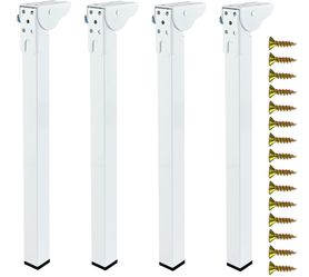 YMingweiAn Folding Table Legs - 13-3/4 Inch Metal