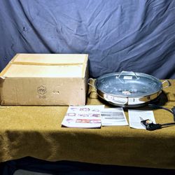  Princess House Culinario Series Healthy 16” Electric Skillet 