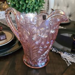 Lenox  Carnival  Glass Pitcher