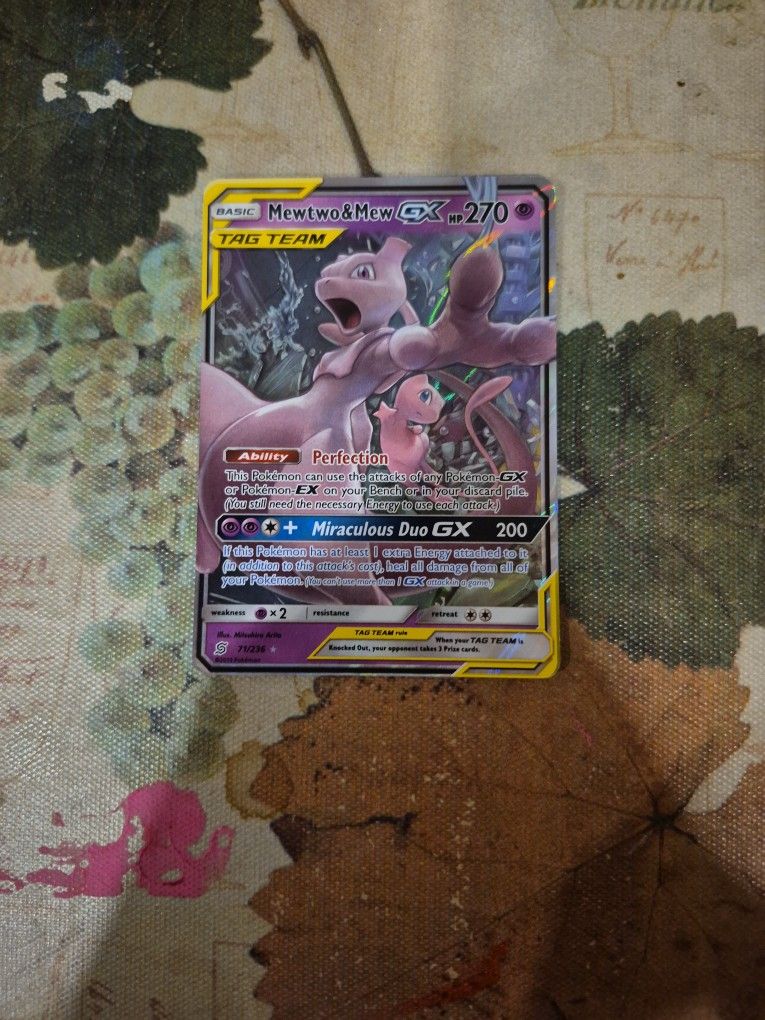 Mewtwo&Mew GX Tag Team