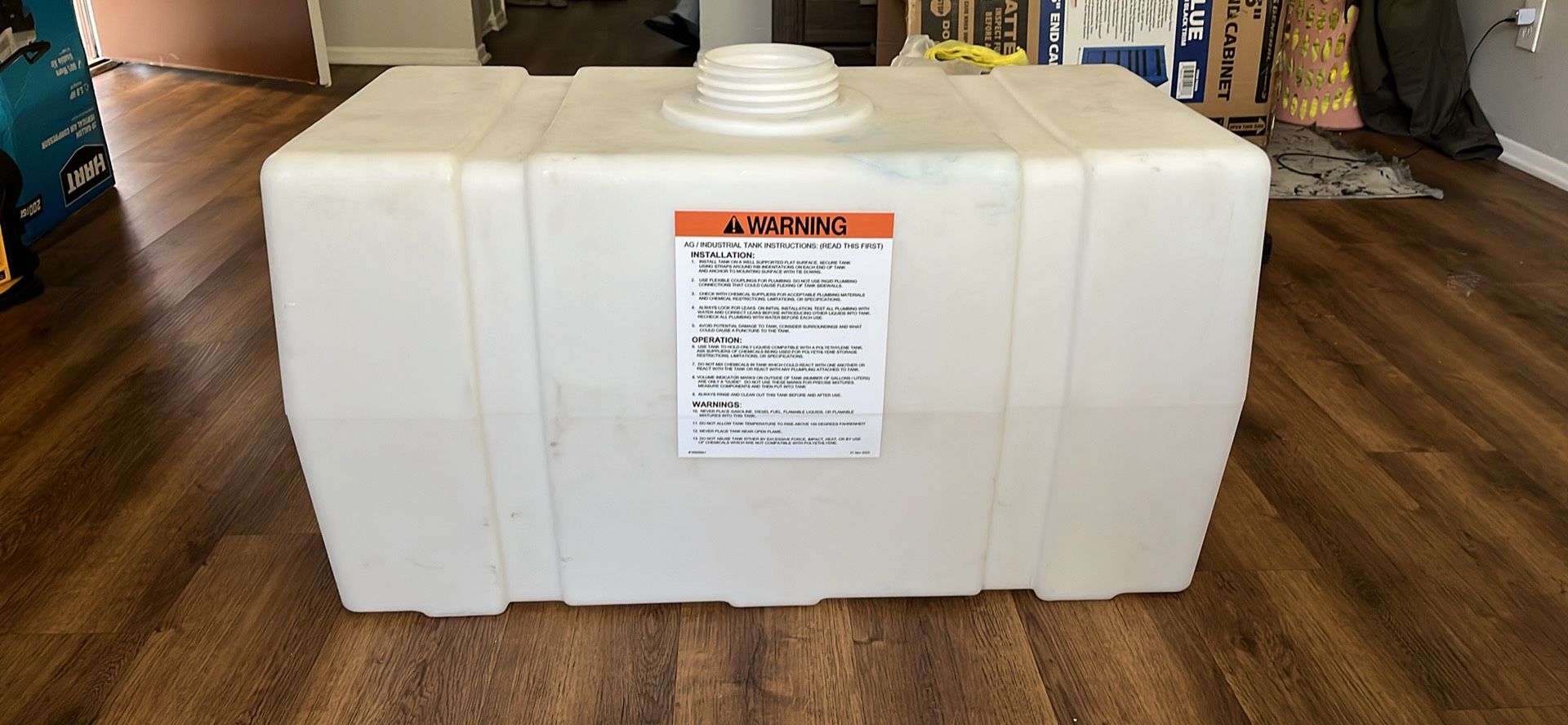 50 Gallon Water Tank