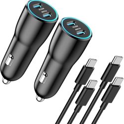 2 Pack USB C Car Chargers (Brand New)