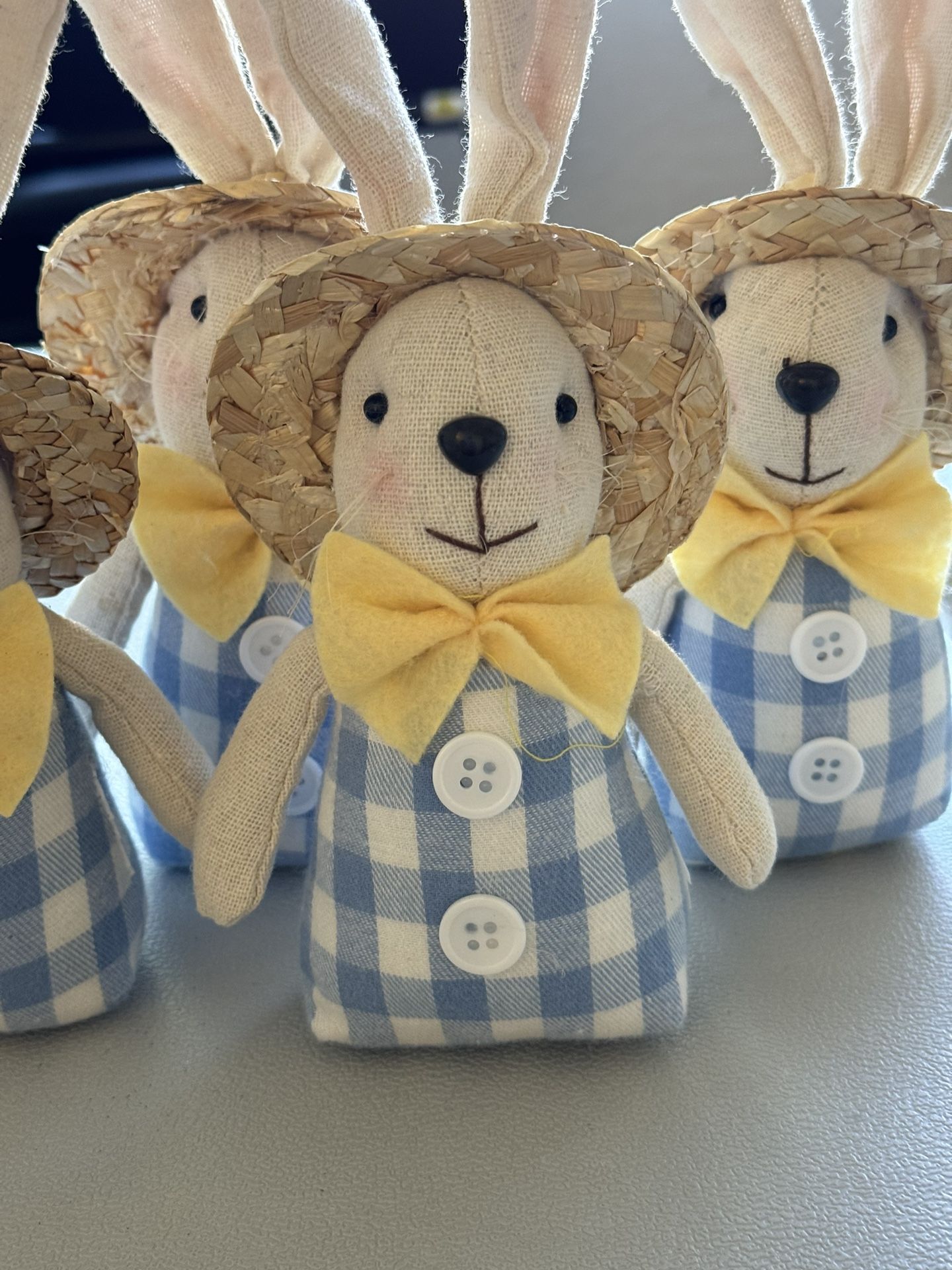 Bunnies Rabbits Set Of 5 Easter Baskets Floral Arranging