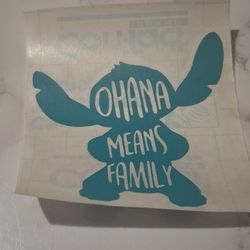 Stitch Ohana Sticker 