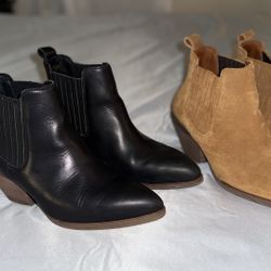 Portland Leather Patina Western Ankle Boot