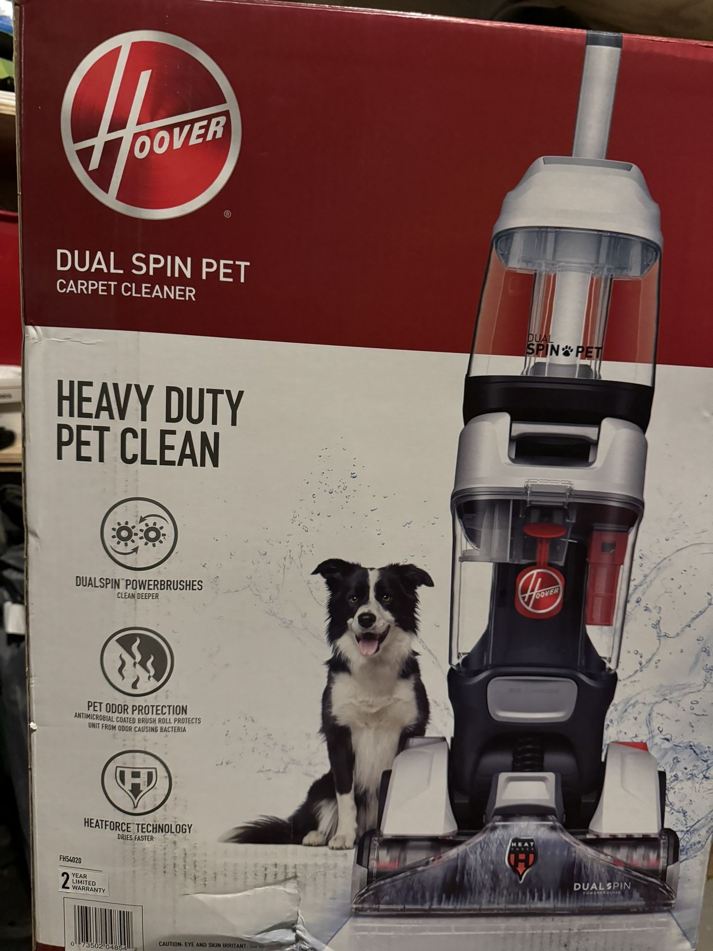 Hoover Dual Spin Pet Upright Carpet Cleaner Machine, Carpet Shampooer