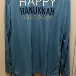 Hope & Wonder “Happy Hannukah”  Mens 2-pc. Pant Pajama Set Size Large