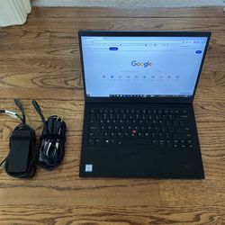 Lenovo ThinkPad  Carbon X1 -7th Generation- With Two Power Supplies