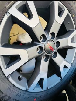 Toyota TRD 20” wheels and tires