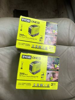 2 200w ryobi battery