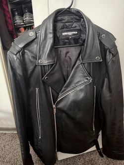 Brand New Karl Lagerfield Leather Jacket