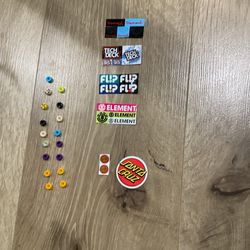 Tech Deck Wheels And Stickers