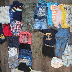 Big Lot Summer Baby Boy Clothes 9-12m