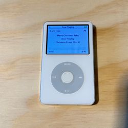 iPod Model:A1136 5thGen 60GB Wht Tested Great w/11264-Songs-Charg Read Info Blw!