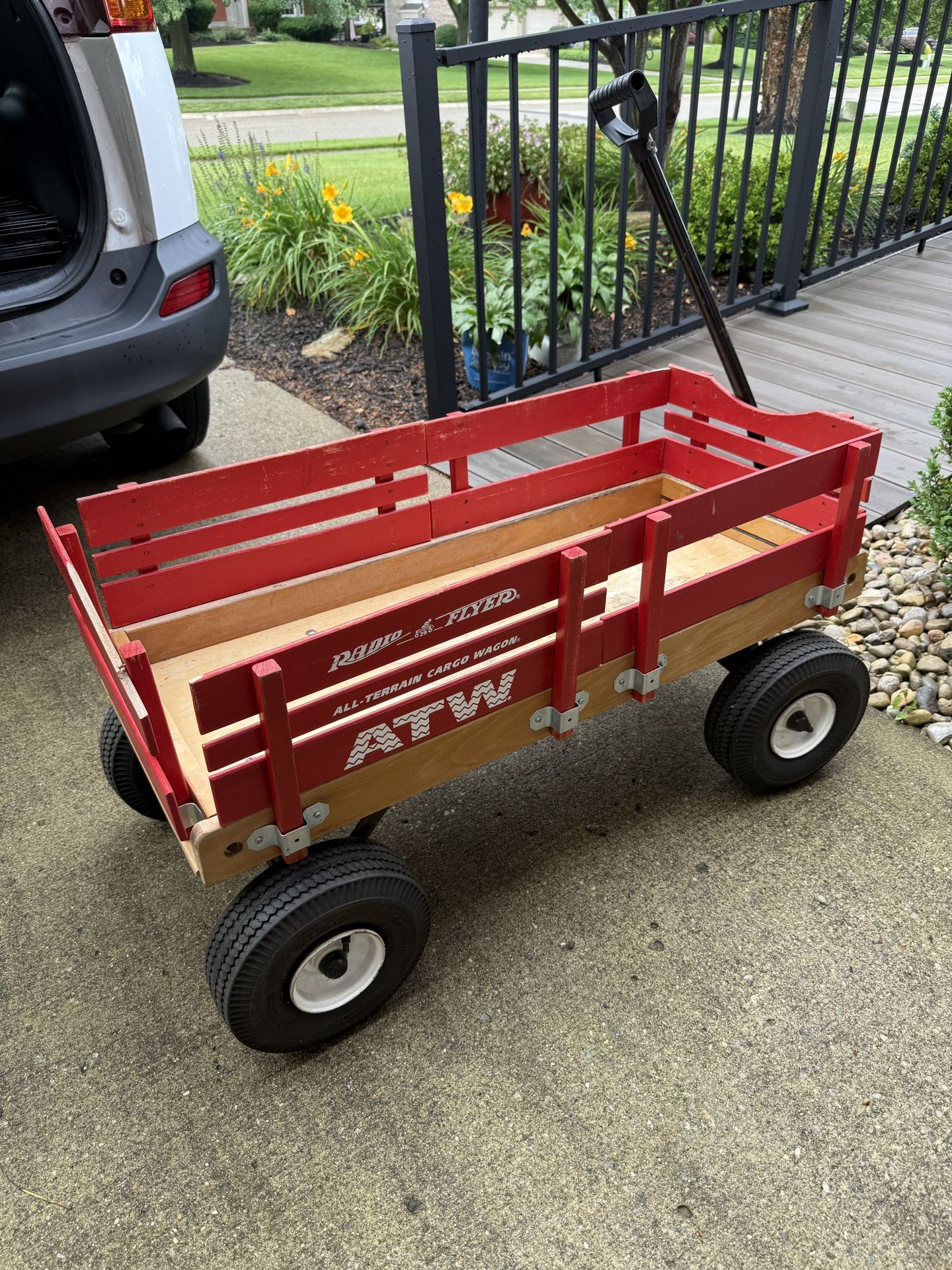 Radio Flyer Wagon with All Terrain Tires in good shape!