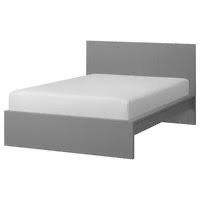 Hard to find Gray IKEA Malm  queen bed frame only