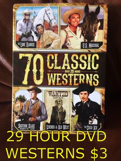 Westerns DVD DOUBLE SET 70 EPISODES 29 HOURS LK E RANGER AND MUCH MUCH MORE