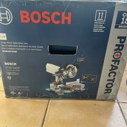 Bosch New Miter Saw 7 1/4 Cordless 2 Battery And Charger 