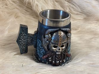 Taza de cerveza vikinga