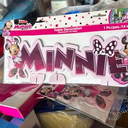 Minnie Mouse Table Decor