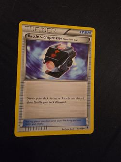 Battle Compressor (Team Flare Gear) Trainer-Item card