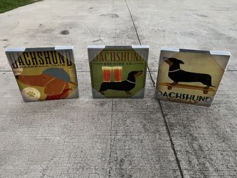 Dachshund Canvas Art