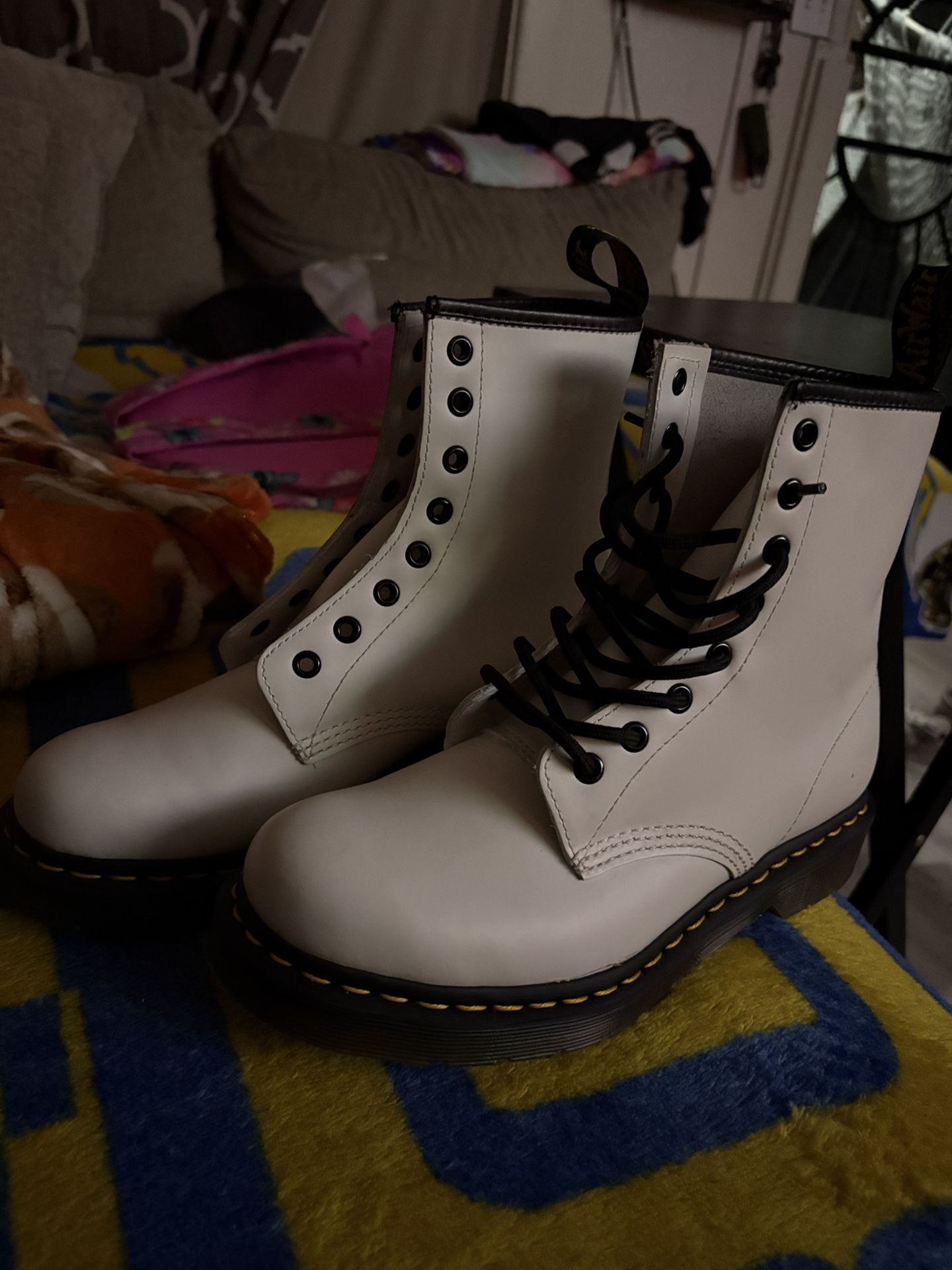 Dr.Martens White boots