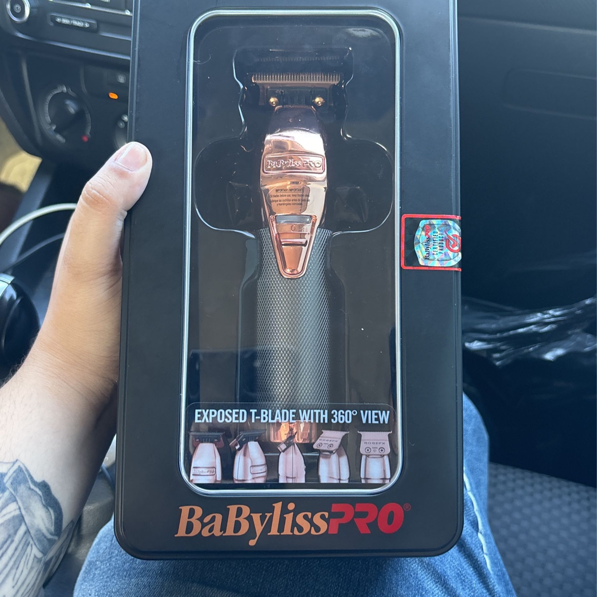 babyliss trimmers rose gold