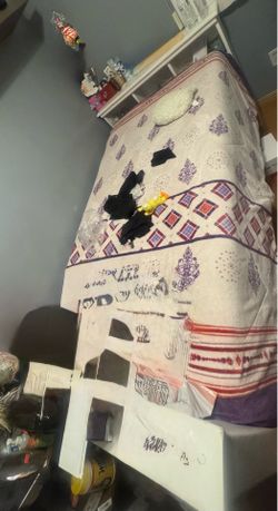 Twin bed and frame