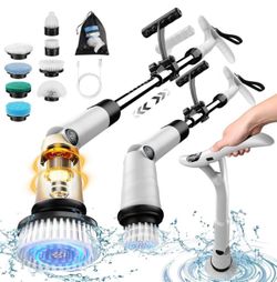 Electric Cordless Spin Scrubber For Cleaning