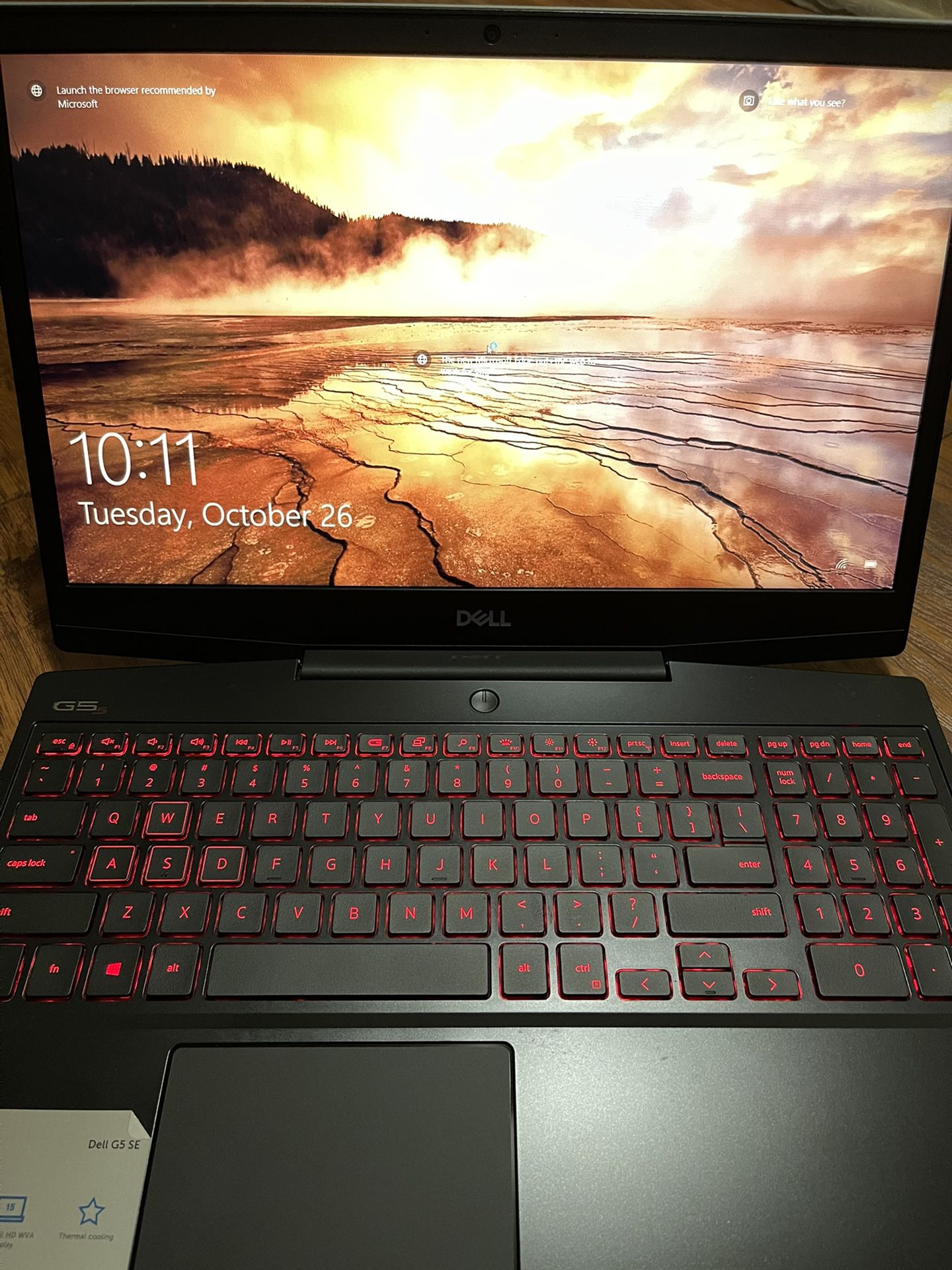 Dell G5 15 SE gaming laptop