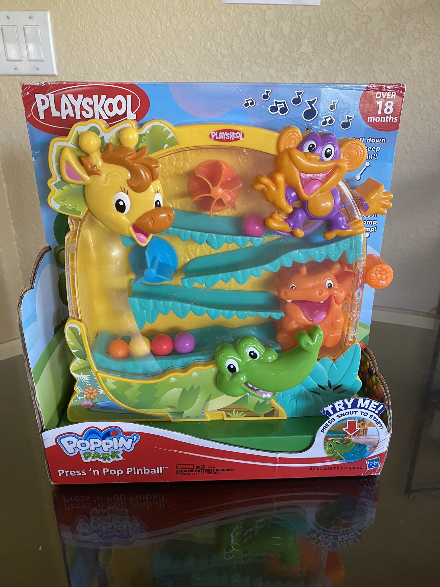 Playskool Press N Pop Pinball Baby Toddler