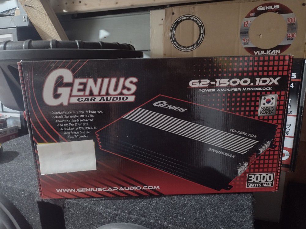 New Genius Audio 3000w Max Powe Class D Monoblock Amplifier $320 Each
