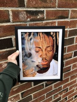 8.5x11” Juice WRLD print of my painting