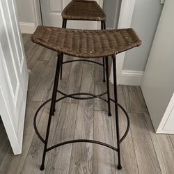 24"  Counter Height Bar Stools Set of 2