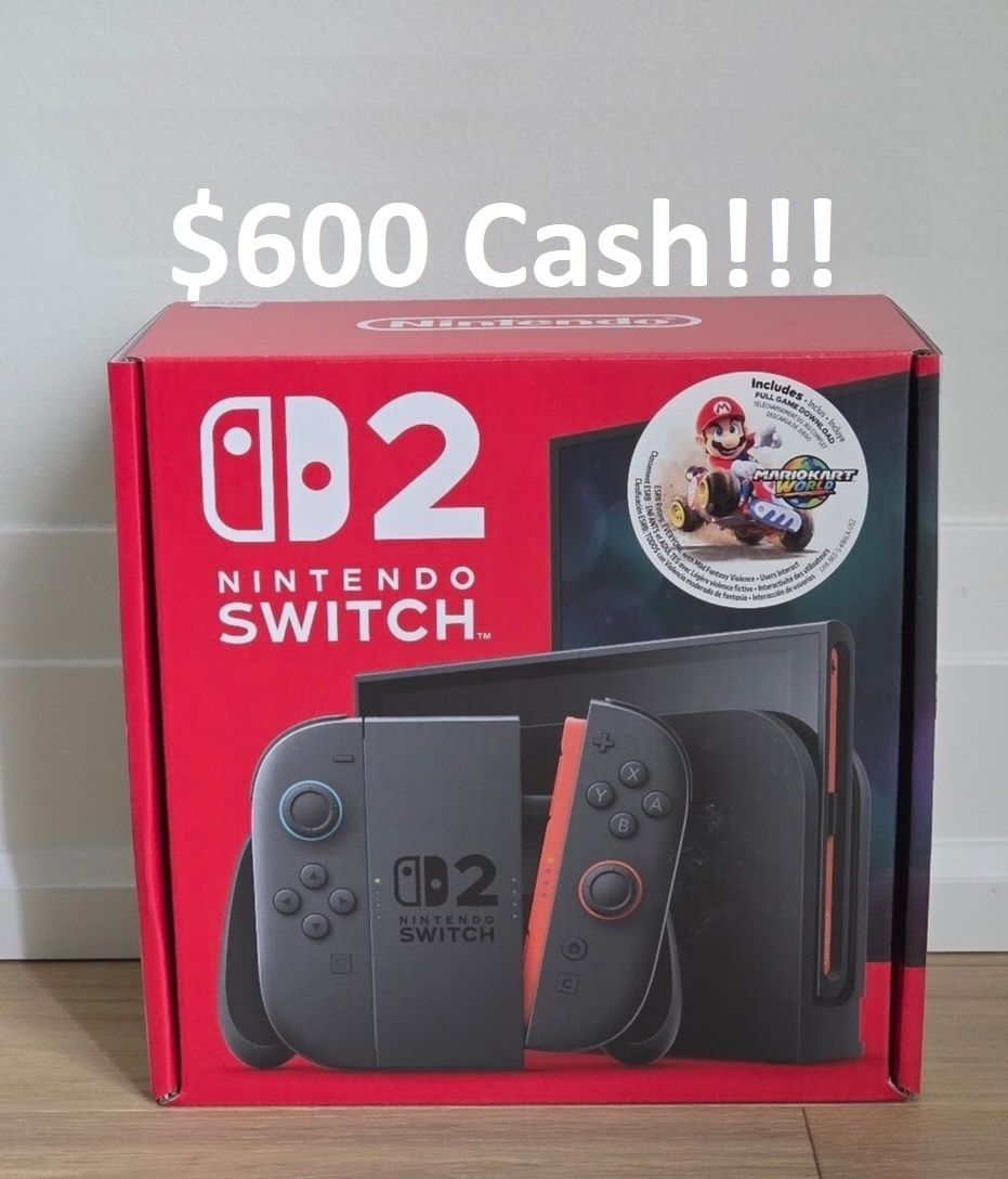 FS: Brand New Nintendo Switch 2 Bundle With Mario Kart World