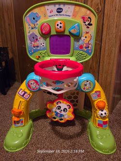Baby basketball and soccer goal