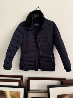 Navy blue puffer Jacket Italian size 40